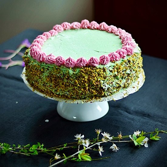 Pistachio Cake (Flourless) - Recipe photo by olgalina