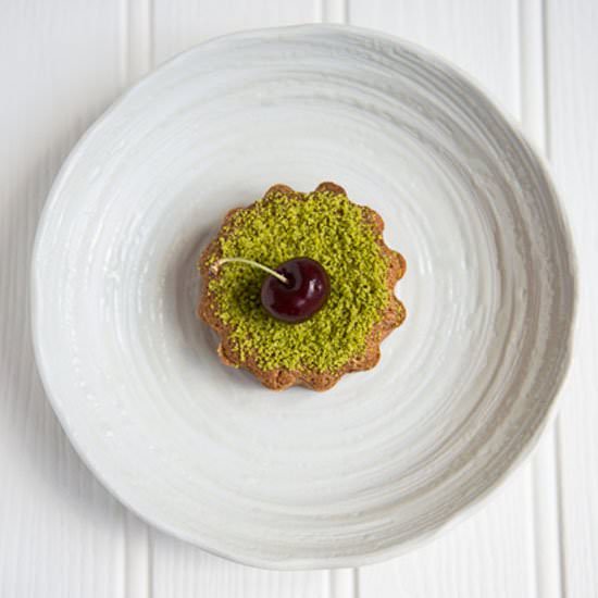 Pistachio & Cherry Frangipane Tart - Recipe photo by souschef.co.uk
