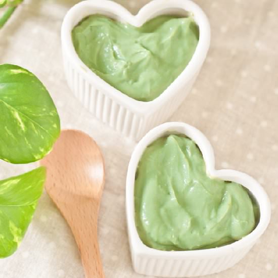 Matcha Tofu Cream - Recipe photo by taste of Japan