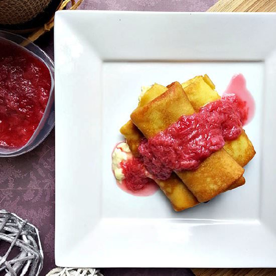Cheese Blintz - Recipe photo by cherryonmysundae