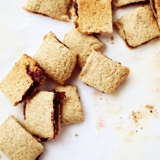 Whole Wheat Raspberry-Date Bars - Recipe photo by foodess