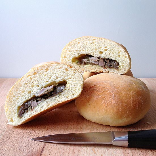 Savory Beef & Onion Buns - Recipe photo by GetTheGoodStuff