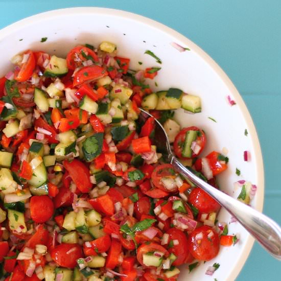 Israeli Salad - Recipe photo by kristalynn20