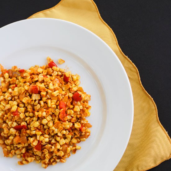 Maque Choux Corn - Recipe photo by kmwizzle