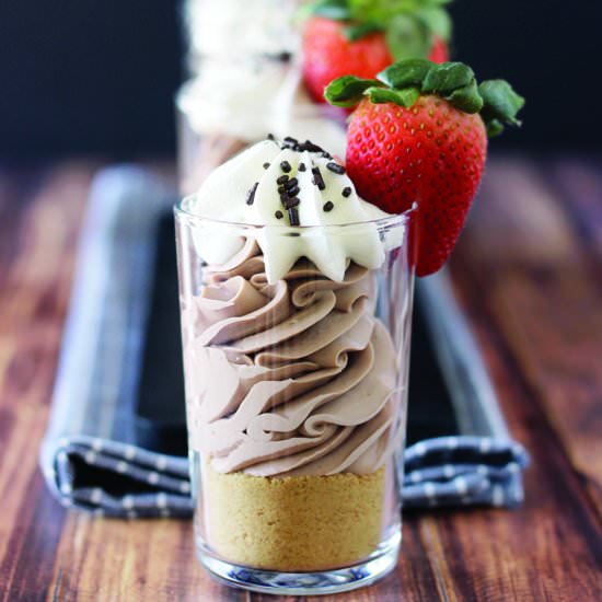 Baileys Cheesecake Shooters - Recipe photo by Beyondfrosting