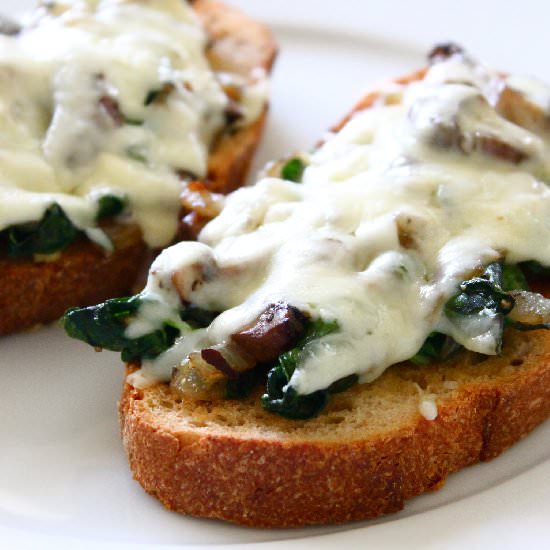 Mushroom Toasts - Recipe photo by Confectionary Tales