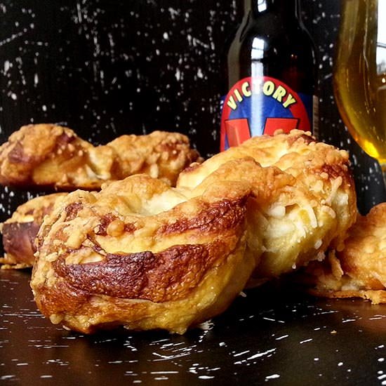 Beer and Four-Cheese Soft Pretzels - Recipe photo by baconandlegs
