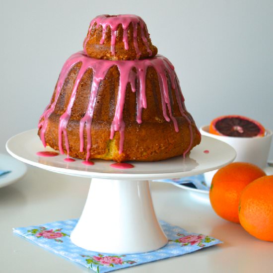 Blood Orange Bundt Cake - Recipe photo by bakerangel.com