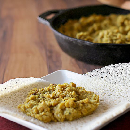 Kik Alicha (Ethiopian) - Recipe photo by veggiesbycandlelight