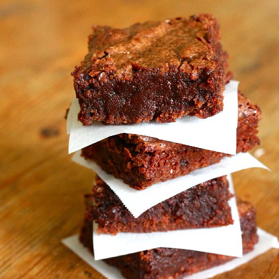 Chewy Brownies - Recipe photo by Confectionary Tales