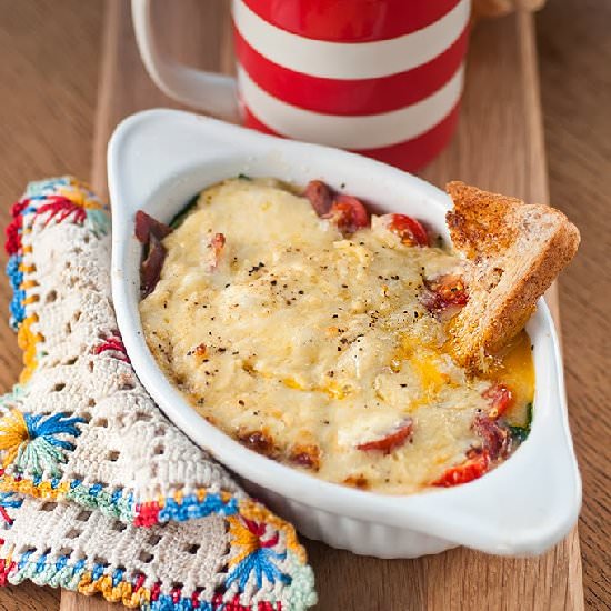 Baked Eggs - Recipe photo by supergoldenbakes