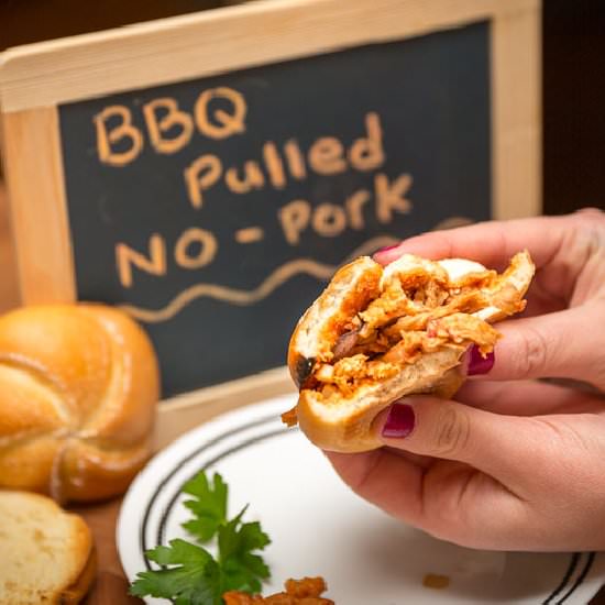 BBQ Pulled No-Pork - Recipe photo by myveganp