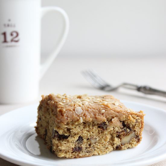 Peanut Butter Banana Breakfast Cake - Recipe photo by La Casa de Sweets