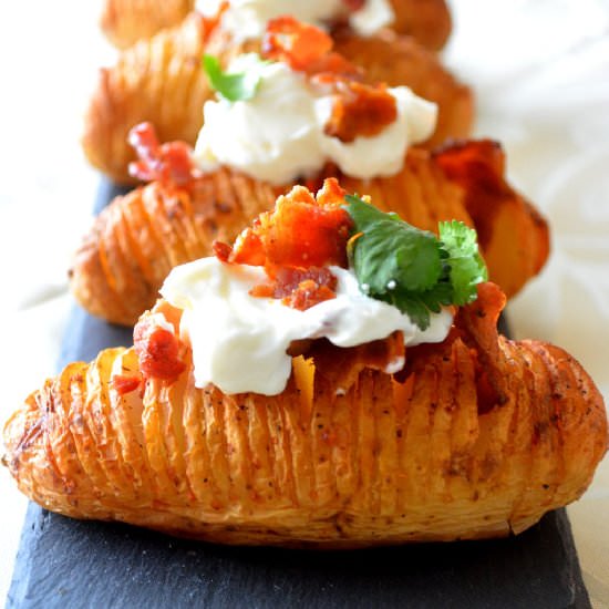 Hasselback Potatoes - Recipe photo by INKEYPINKEY