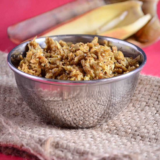 Banana Blossom Stir Fry - Recipe photo by tomatoblues
