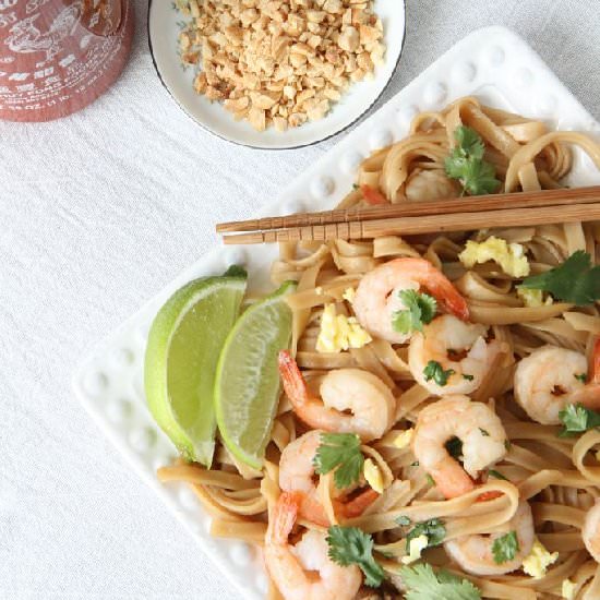 Gluten-Free Pad Thai With Shrimp - Recipe photo by momadvice