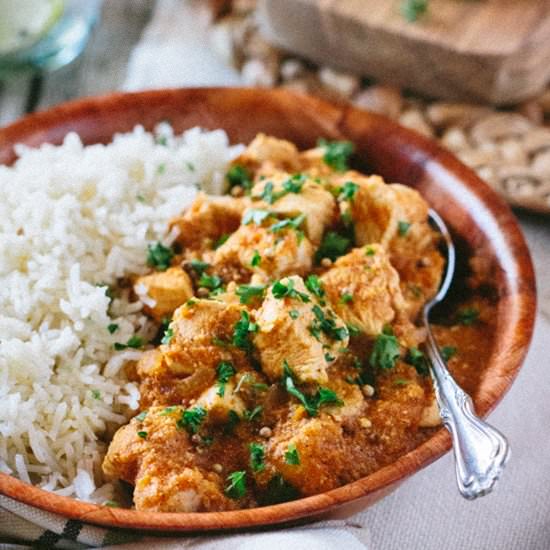 Chicken Curry with Gentle Spices - Recipe photo by foolproofliving.com
