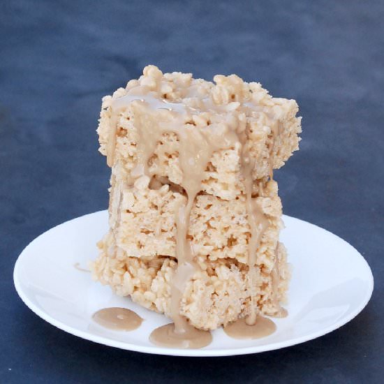 Irish Car Bomb Rice Krispies Treats - Recipe photo by Endlessly Inspired