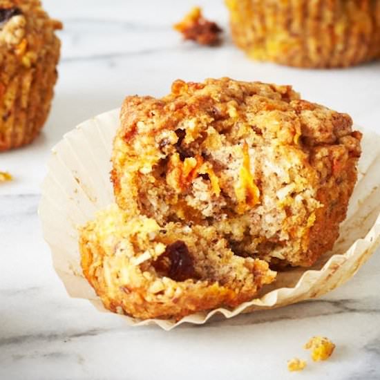 Morning Glory Muffins - Recipe photo by Sweet Potato Chronicles