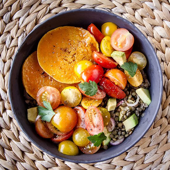 Salad Made of lentils and More! - Recipe photo by NowimaCook