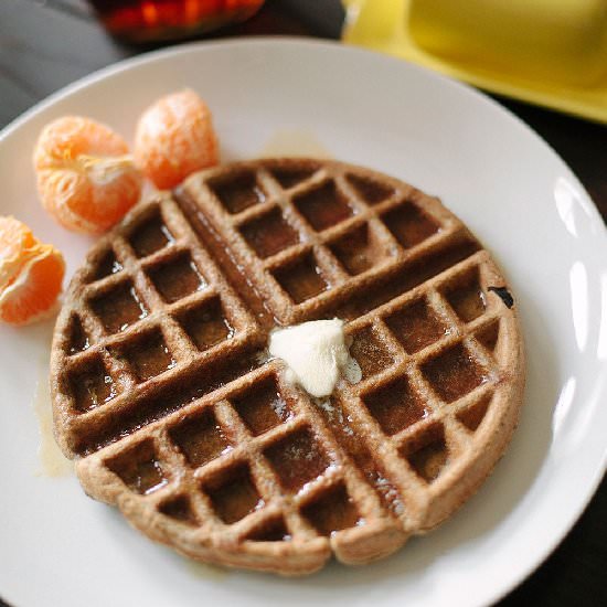 Gluten Free Zucchini Waffles - Recipe photo by honey and brie