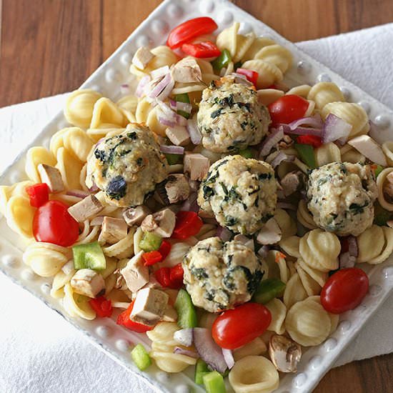 Turkey Spinach Meatballs - Recipe photo by veggiesbycandlelight