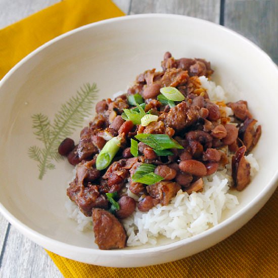 Red Beans & Rice - Recipe photo by femmefraiche