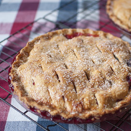 Pi Day Triple Berry Pie - Recipe photo by DarlingApartment