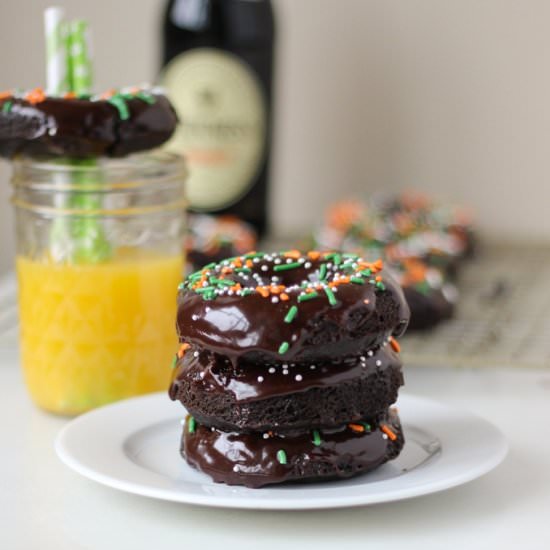 Guinness Stout Chocolate Donuts - Recipe photo by ChezCateyLou