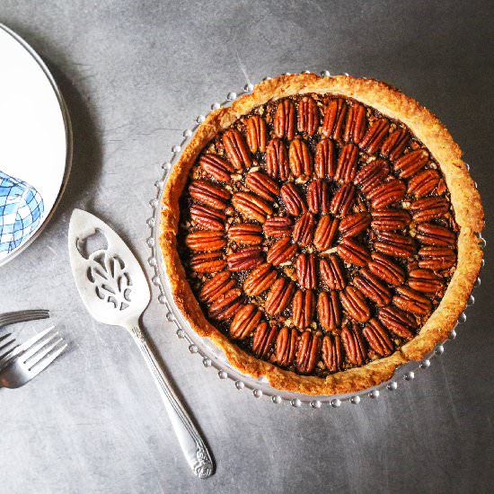 Rye Pecan Pie - Recipe photo by Kitchen Konfidence