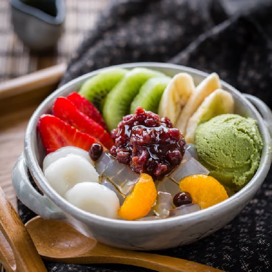 Anmitsu - Recipe photo by Just One Cookbook