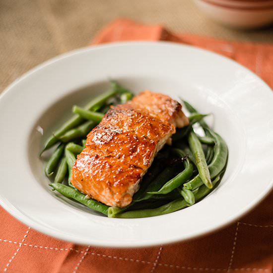 Pan-Roasted Salmon - Recipe photo by asweetpeachef