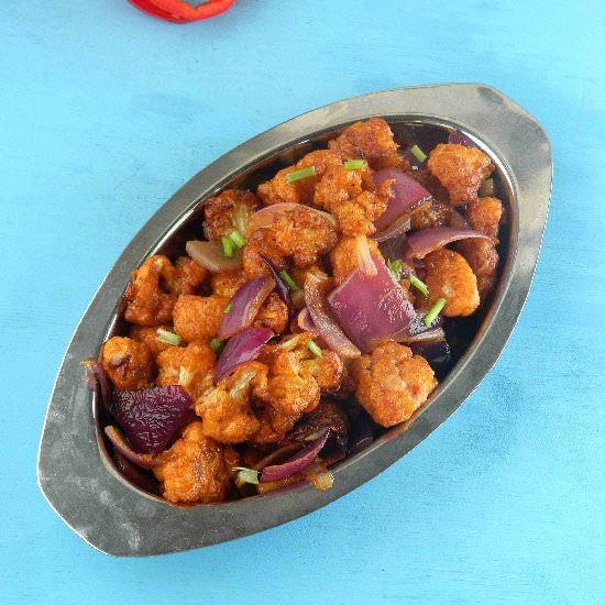 Gobi (Cauli Flower) Manchurian - Recipe photo by Nitha Kitchen