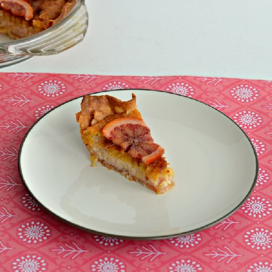 Blood Orange Chess Pie - Recipe photo by Hezzi-D