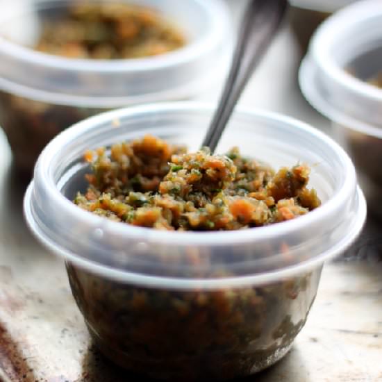 Homemade Vegetable Bouillon - Recipe photo by onetoughcookie