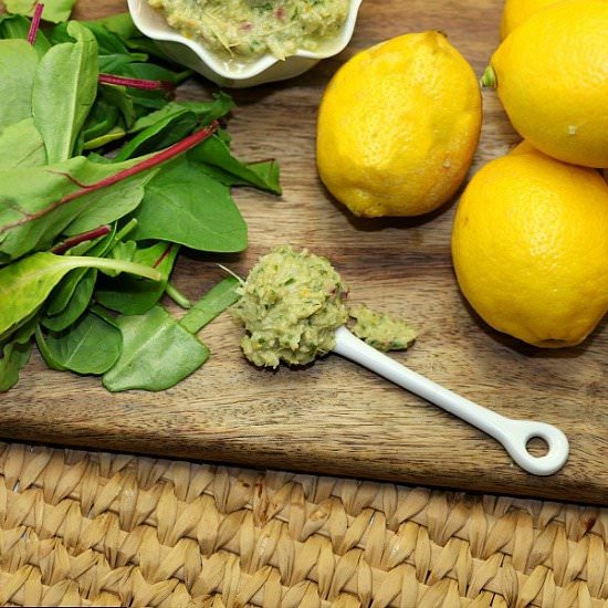 Artichoke Lemon Pesto - Recipe photo by Food Done Light