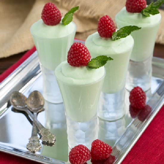 Grasshopper Mousse - Recipe photo by thatskinnychickcanbake