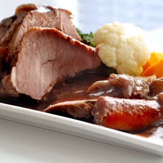 Beef in Guinness and Shallots - Recipe photo by Tony Rose