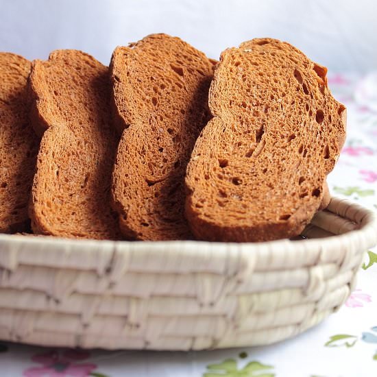 Fennel Seeds Rusk - Recipe photo by bakingyummies