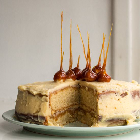Salted Caramel Mud Cake with Spikes - Recipe photo by samszho