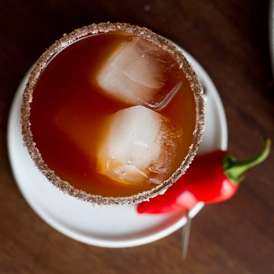 Smoky Michelada Beer Cocktail - Recipe photo by aidamollenkamp