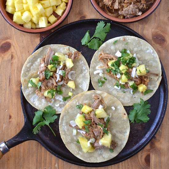Tacos al Pastor - Recipe photo by Catherine Cuisine