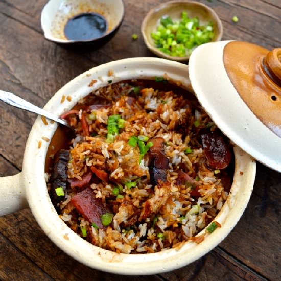 Hong kong-style clay pot rice - Recipe photo by thewoksoflife