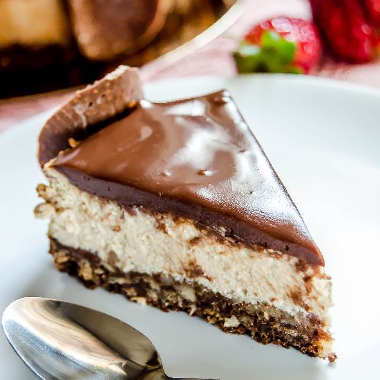 Coffee and chocolate cheesecake - Recipe photo by PastryWorkshop