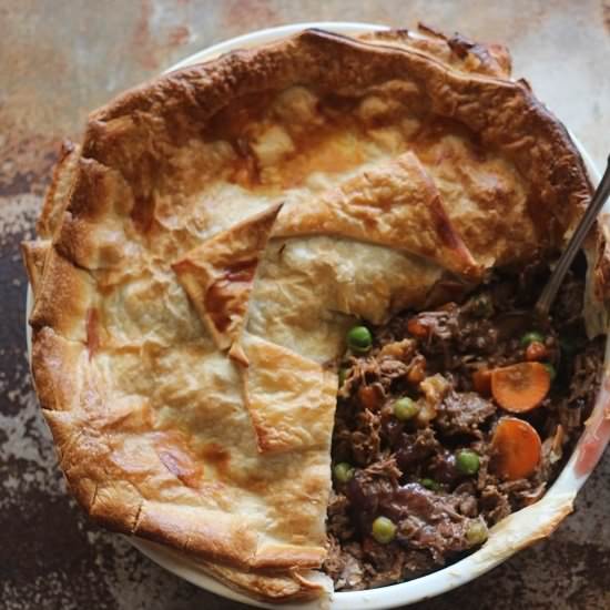 Shiraz and Lamb Pie - Recipe photo by Gday Souffle