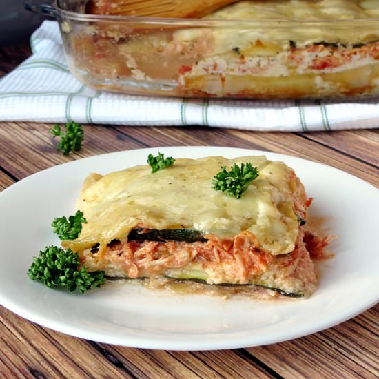 Zucchini Chicken Alfredo Lasagna - Recipe photo by yummyaddiction