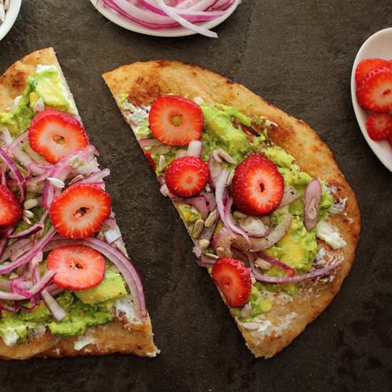 Flatbread Snack - Recipe photo by HomeSkillet