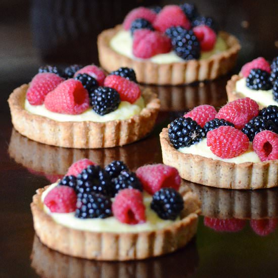 La Madeleine Mixed Berry Tart - Recipe photo by Obsessive Cooking Disorder