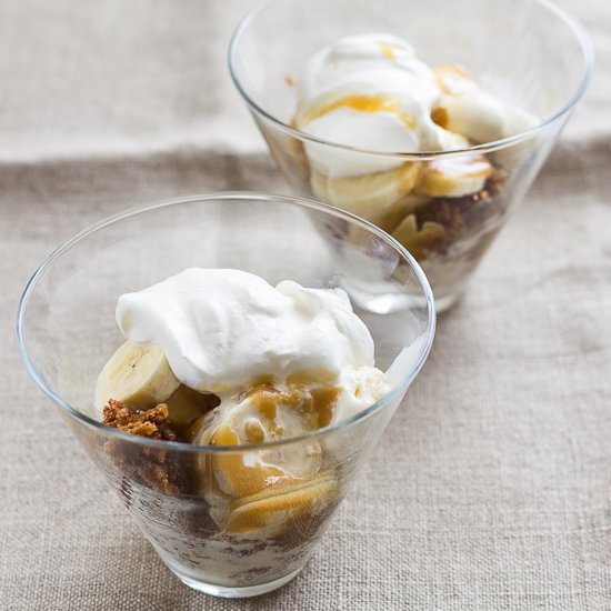 Banana Toffee Pudding Sundae - Recipe photo by Stasty