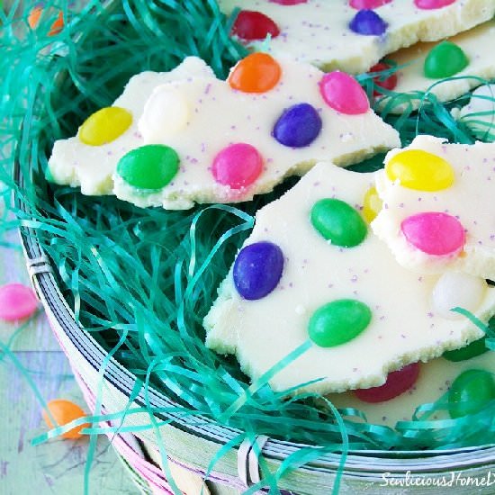 Easter Jelly Bean Bark - Recipe photo by sewlicious